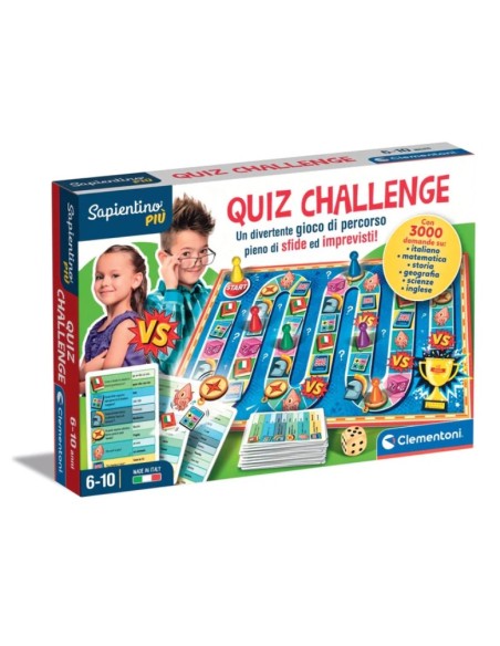 Clementoni Sapientino Più Quiz Challenge