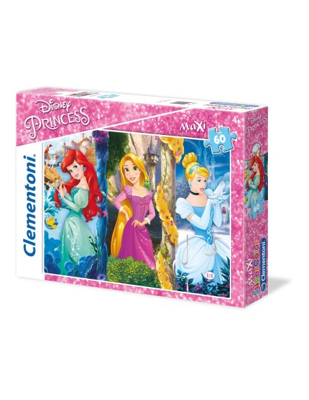 Clementoni Disney Princess Puzzle 60 pz Cartoni