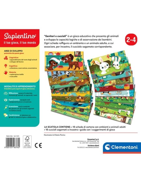 Clementoni Sapientino Genitori e Cuccioli