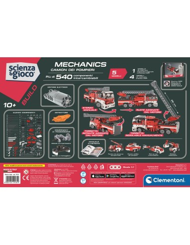 Clementoni Scienza e Gioco Build - Camion dei pompieri