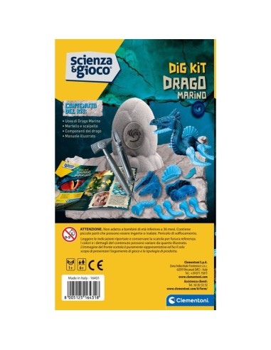 Clementoni Science & Jeu fun DIG KIT DRAGO MARINO