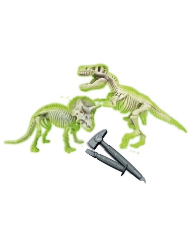 Clementoni Science & Jeu laboratoire ARCHEOGIOCANDO - T-REX E TRICERATOPO