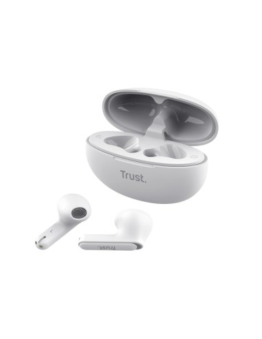 Trust Yavi Auricolare True Wireless Stereo (TWS) In-ear Musica e Chiamate USB tipo-C Bluetooth Bianco