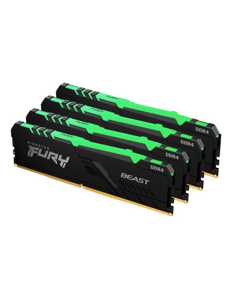 Kingston Technology FURY Beast RGB memoria 32 GB 4 x 8 GB DDR4 3600 MHz