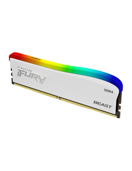 Kingston Technology FURY 8GB 3600MT s DDR4 CL17 DIMM Beast bianco RGB SE
