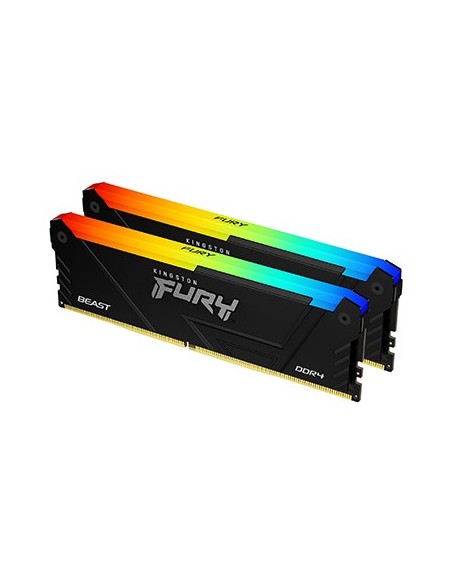 Kingston Technology FURY 16GB 3733MT s DDR4 CL19 DIMM (Kit da 2) Beast RGB