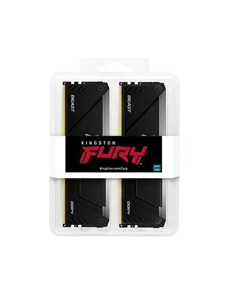 Kingston Technology FURY 16GB 3733MT s DDR4 CL19 DIMM (Kit da 2) Beast RGB