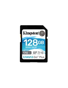 Kingston Technology Scheda SDXC Canvas Go Plus 170R C10 UHS-I U3 V30 da 128GB