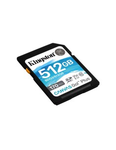 Kingston Technology Scheda SDXC Canvas Go Plus 170R C10 UHS-I U3 V30 da 512GB 2