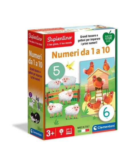 Clementoni Numeri da 1 a 10 Gioco da tavolo Educativo