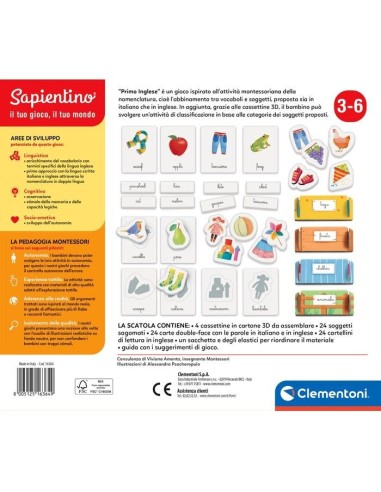 Clementoni MONTESSORI - PRIMO INGLESE