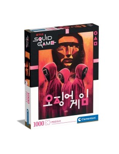 Clementoni Squid game Puzzle a telaio 1000 pz Cartoni