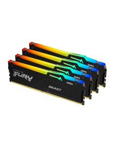 Kingston Technology FURY 64 GB 5200 MT s DDR5 CL40 DIMM (Kit da 4 moduli) Beast RGB XMP