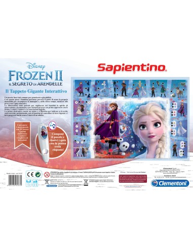 Clementoni Tappeto Gigante Interattivo Disney Frozen 2