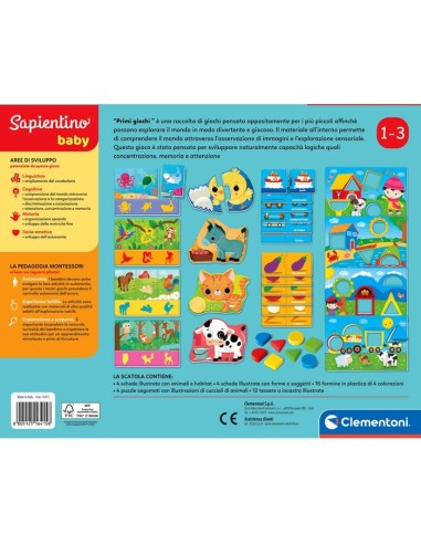 Clementoni Montessori Primi Giochi