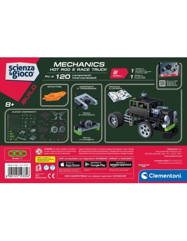 Clementoni Science & Jeu construction HOT ROD E RACE TRUCK