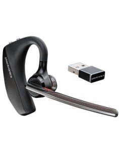 POLY VOYAGER 5200 UC Auricolare Wireless A clip Ufficio Bluetooth Nero