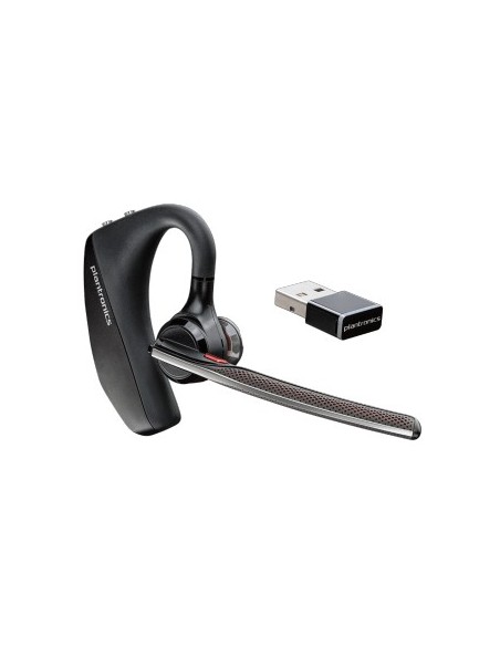 POLY VOYAGER 5200 UC Auricolare Wireless A clip Ufficio Bluetooth Nero