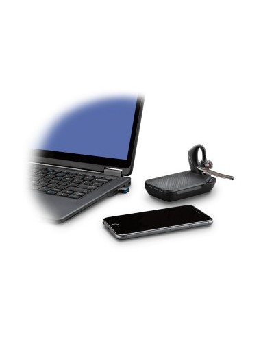 POLY VOYAGER 5200 UC Auricolare Wireless A clip Ufficio Bluetooth Nero