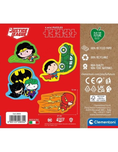 Clementoni 20830 puzzle 3 pz Fumetti