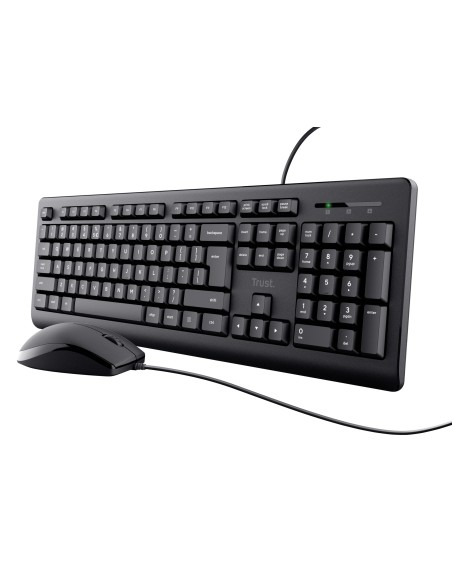 Trust 24646 tastiera Mouse incluso USB QWERTY Italiano Nero