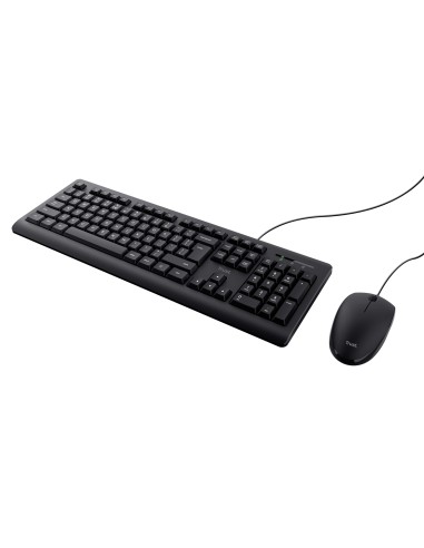 Trust 24646 tastiera Mouse incluso USB QWERTY Italiano Nero
