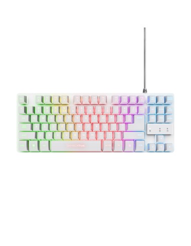 Trust GXT 794W tastiera Mouse incluso USB QWERTY Italiano Bianco