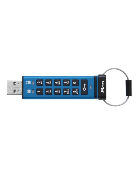 Kingston Technology IronKey Keypad 200 da 8 GB, FIPS 140-3 livello 3 (in fase di approvazione) crittografata AES-256