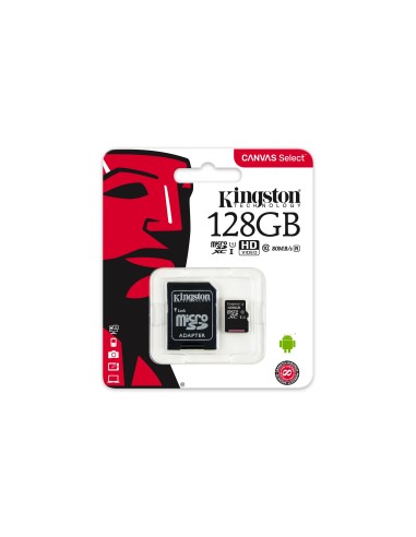 Kingston Technology Canvas Select 128 GB MicroSDXC UHS-I Classe 10