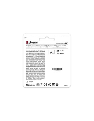 Kingston Technology Scheda SDXC Canvas Select Plus 100R C10 UHS-I U1 V10 da 64GB