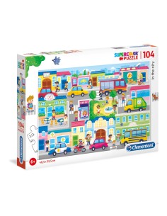 Clementoni In the City Puzzle 104 pz Città