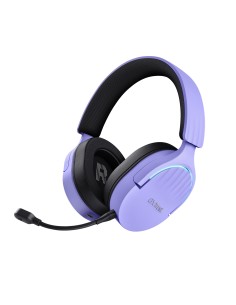 Trust GXT 491P FAYZO Auricolare Con cavo e senza cavo A Padiglione Giocare USB tipo A Bluetooth Nero, Viola