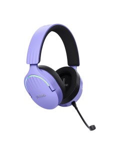 Trust GXT 491P FAYZO Auricolare Con cavo e senza cavo A Padiglione Giocare USB tipo A Bluetooth Nero, Viola 2