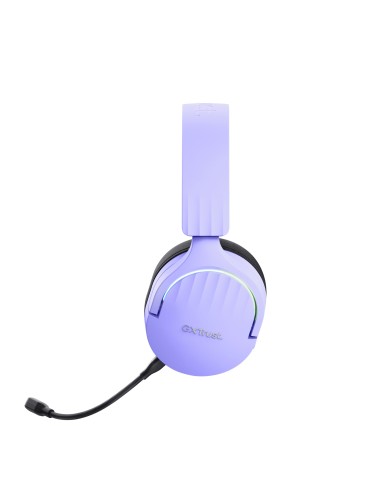 Trust GXT 491P FAYZO Auricolare Con cavo e senza cavo A Padiglione Giocare USB tipo A Bluetooth Nero, Viola