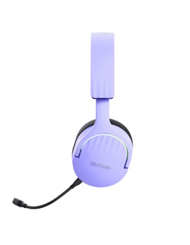 Trust GXT 491P FAYZO Auricolare Con cavo e senza cavo A Padiglione Giocare USB tipo A Bluetooth Nero, Viola
