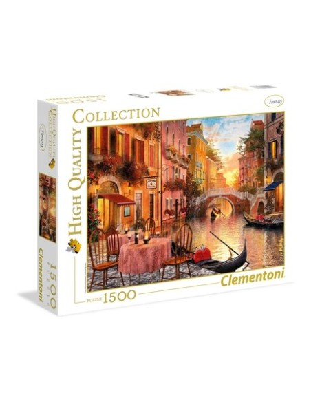 Clementoni Venezia Puzzle di contorno 1500 pz Romantico