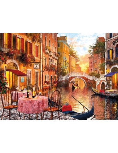 Clementoni Venezia Puzzle di contorno 1500 pz Romantico