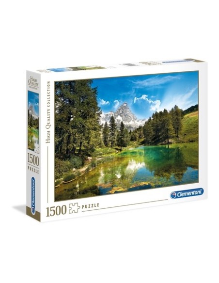 Clementoni Blue Lake Puzzle di contorno 1500 pz Landscape