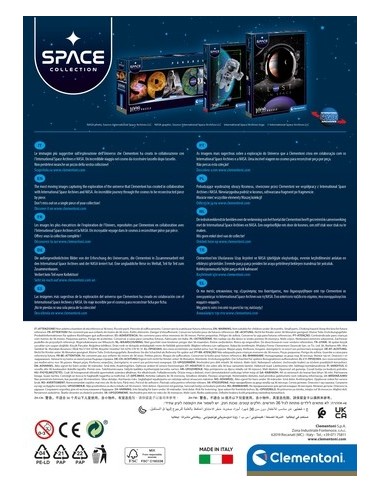 Clementoni Space Puzzle di contorno 500 pz Arte