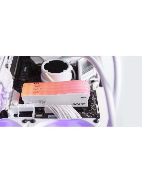 Kingston Technology FURY 16GB 3600MT s DDR4 CL18 DIMM Beast bianco RGB SE