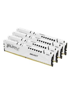 Kingston Technology FURY 64 GB 5200 MT s DDR5 CL40 DIMM (Kit da 4) Beast White XMP