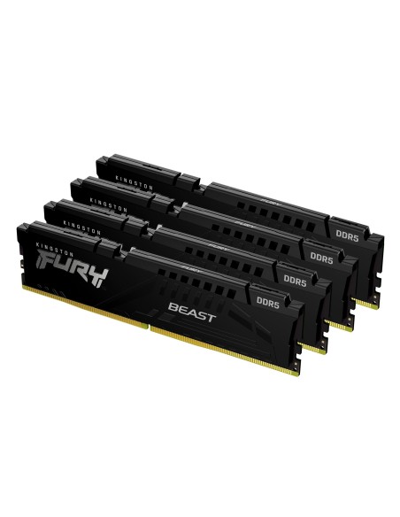 Kingston Technology FURY 64 GB 5600 MT s DDR5 CL40 DIMM (Kit da 4) Beast Black XMP