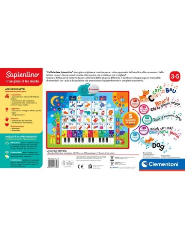 Clementoni Sapientino 17728 giocattolo educativo