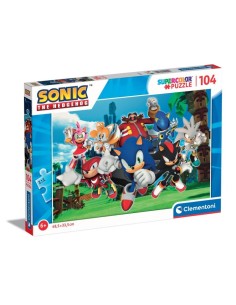 Clementoni Supercolor Sonic the hedgehog Puzzle 104 pz Cartoni