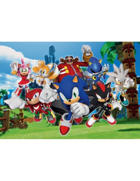 Clementoni Supercolor Sonic the hedgehog Puzzle 104 pz Cartoni