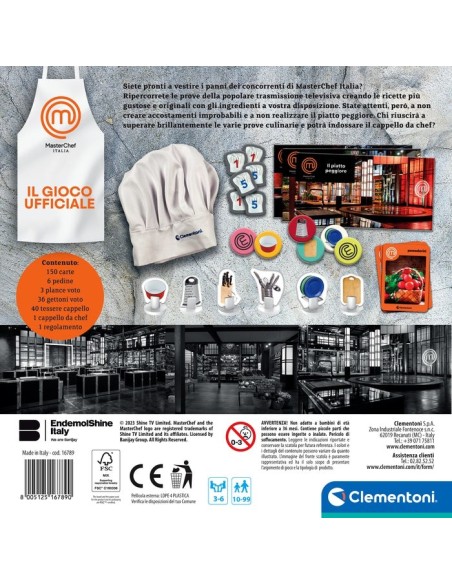 Clementoni Masterchef 30 min Gioco da tavolo