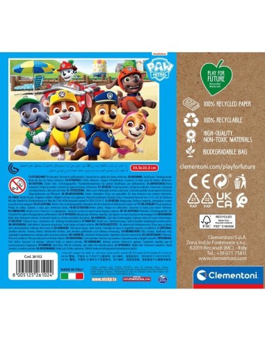 Clementoni 26102 puzzle 60 pz Cartoni