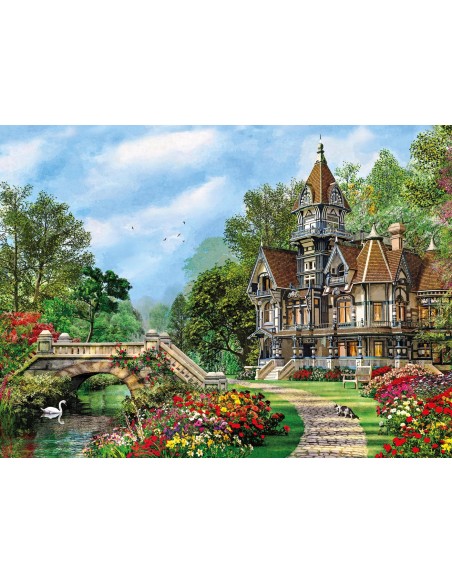 Clementoni Old Waterway Cottage Puzzle 500 pz Arte