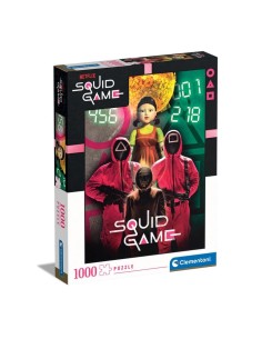 Clementoni Squid game Puzzle a telaio 1000 pz Cartoni
