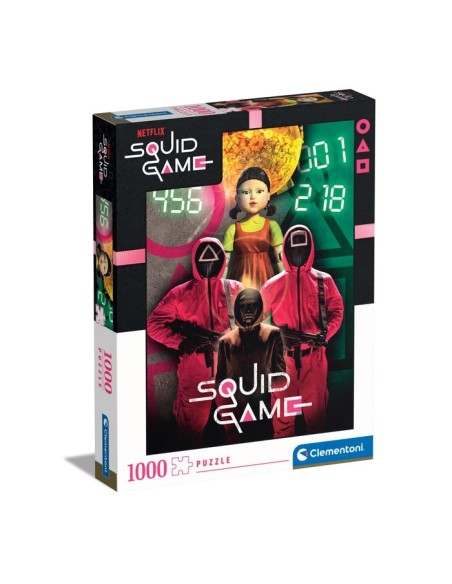 Clementoni Squid game Puzzle a telaio 1000 pz Cartoni